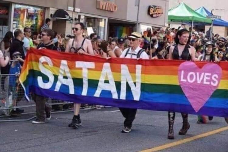 Satan loves
